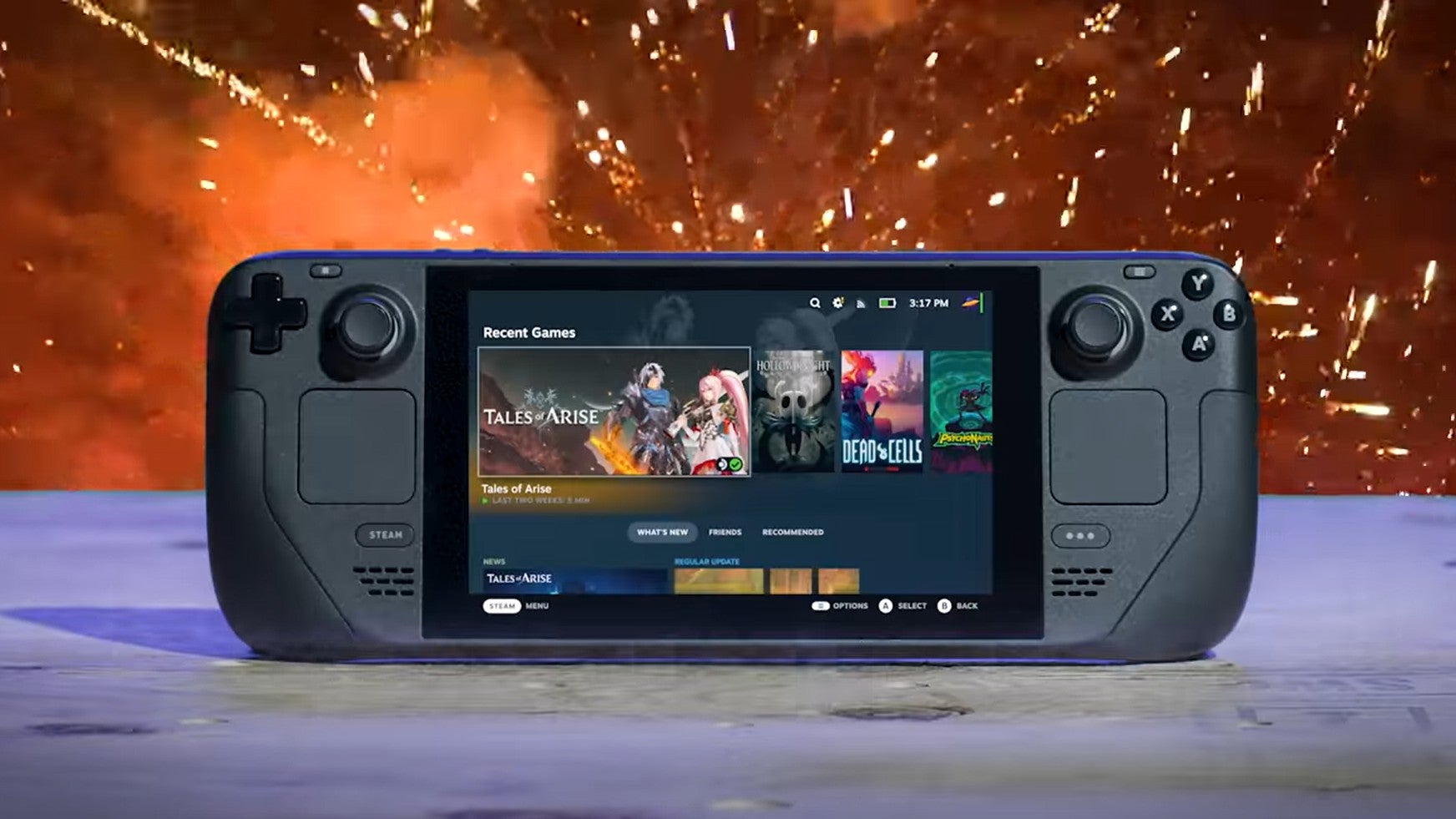 Steam Deck promotional video removed after it accidentally showed off a